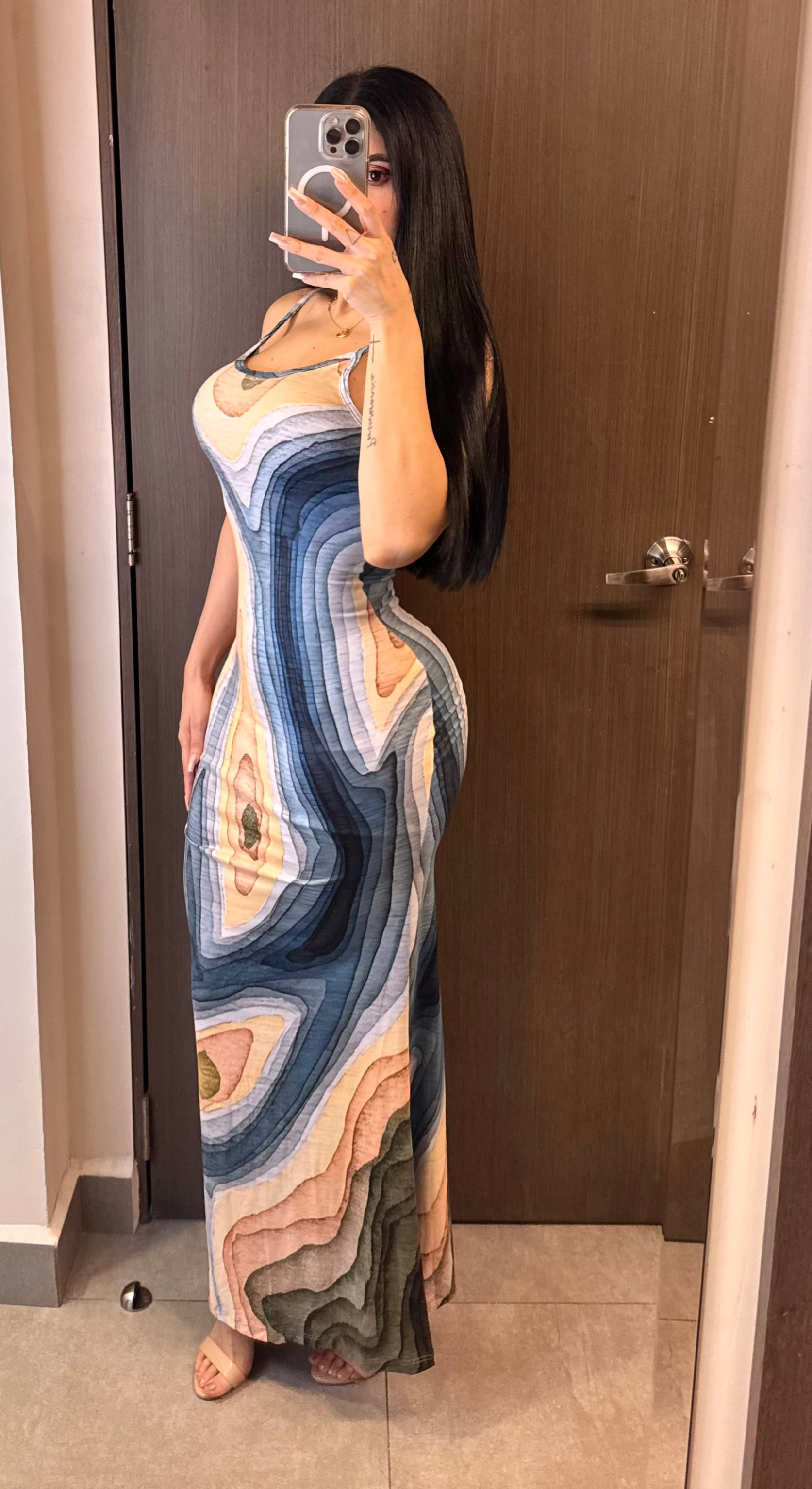 Maxi vestido tirantes