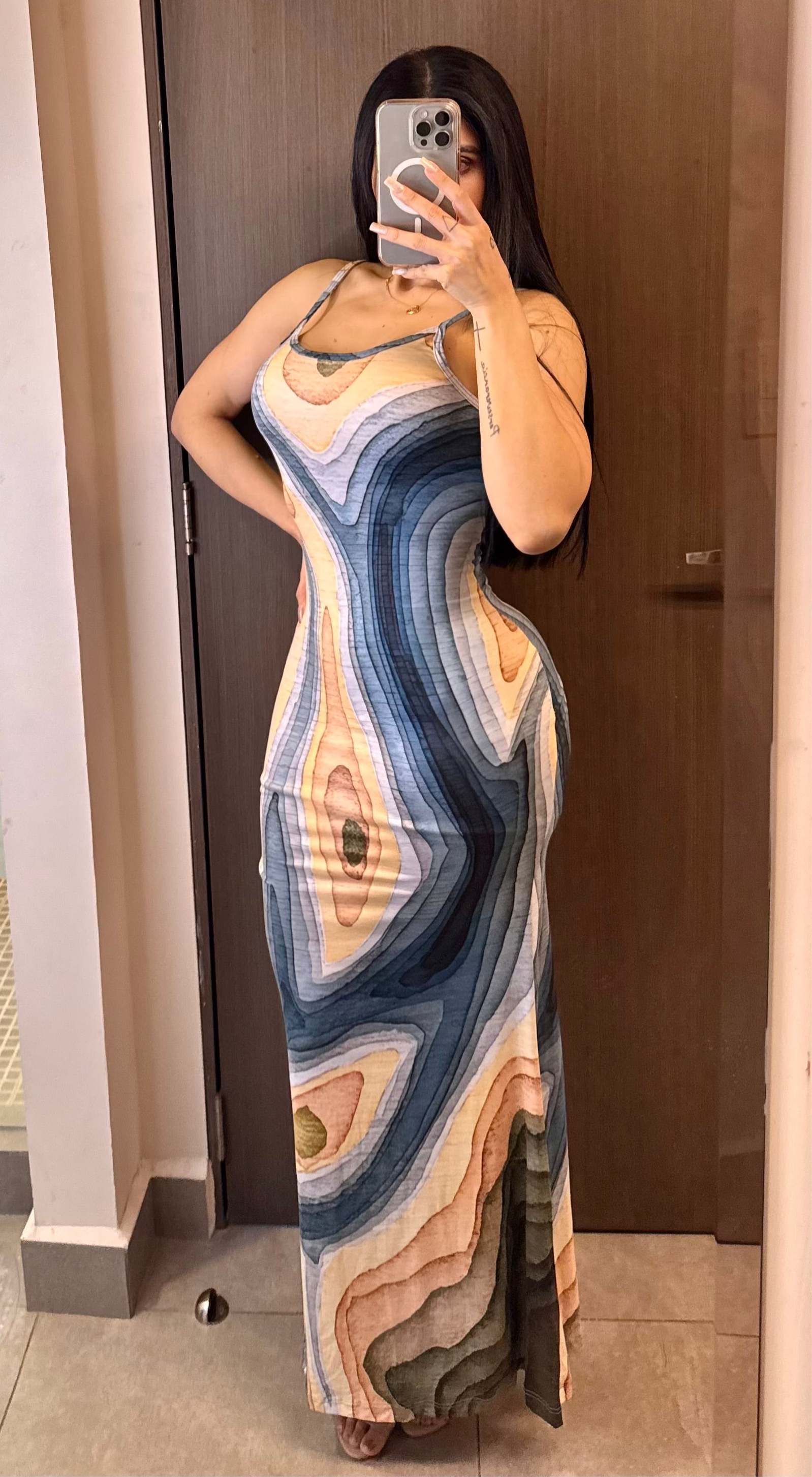 Maxi vestido tirantes