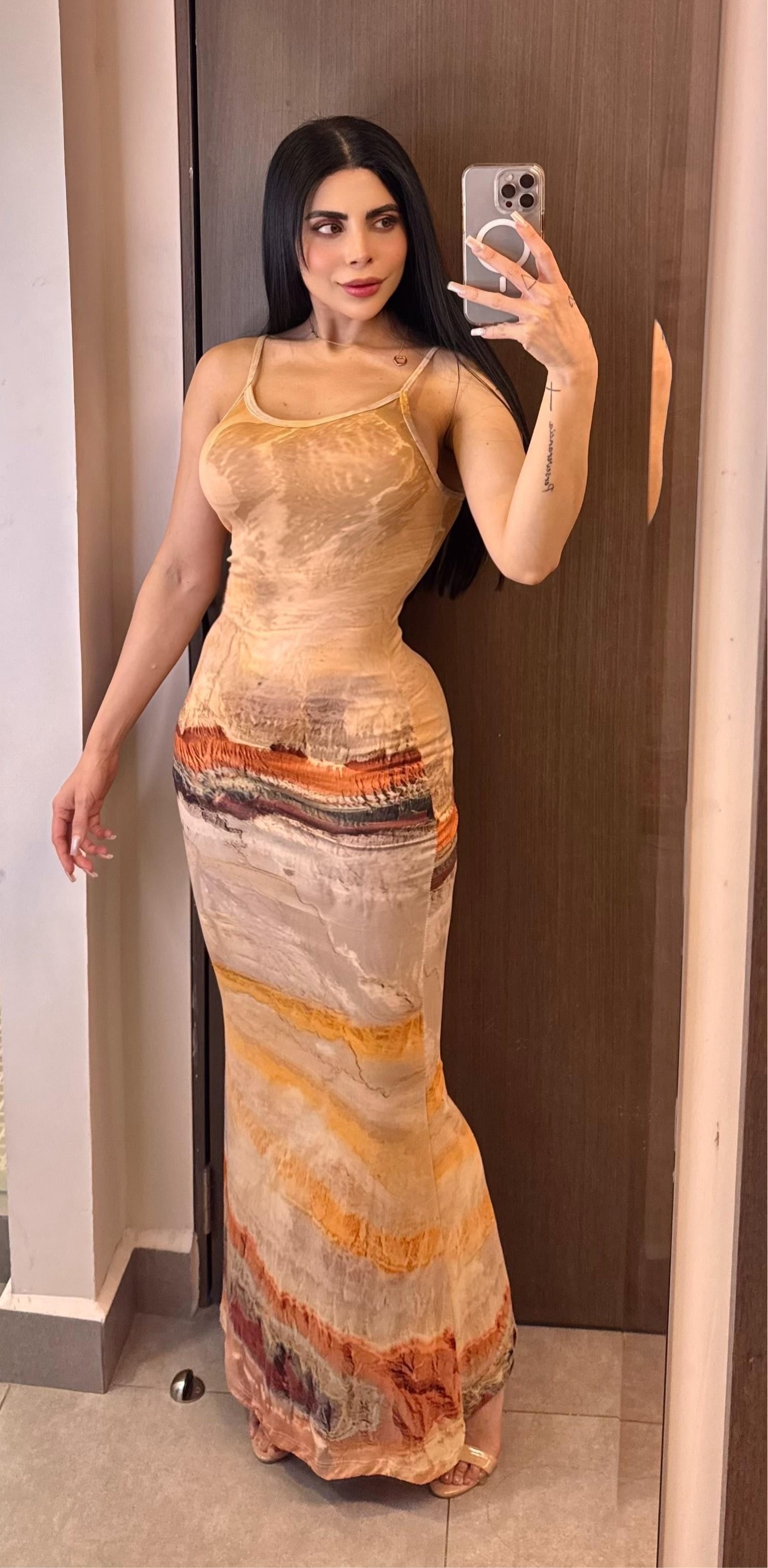 Maxi vestido tirantes