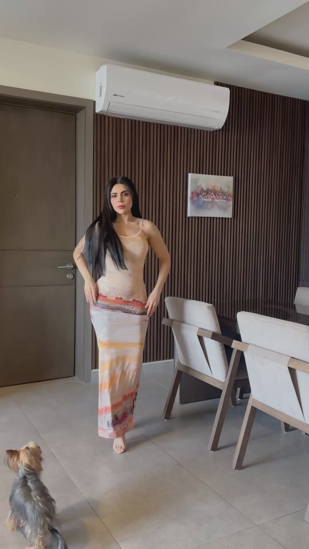 Maxi vestido tirantes