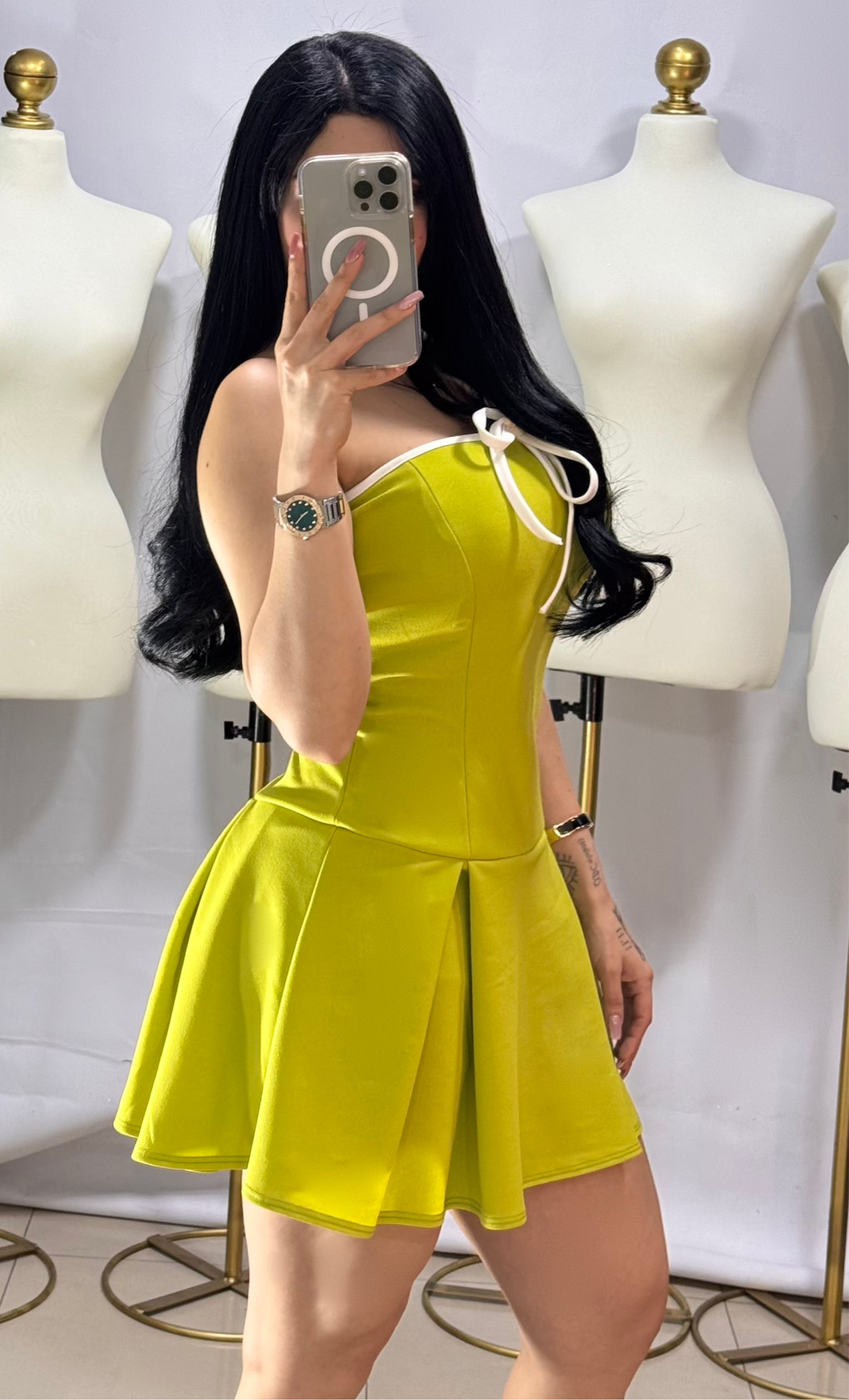 Vestido Jomper verde