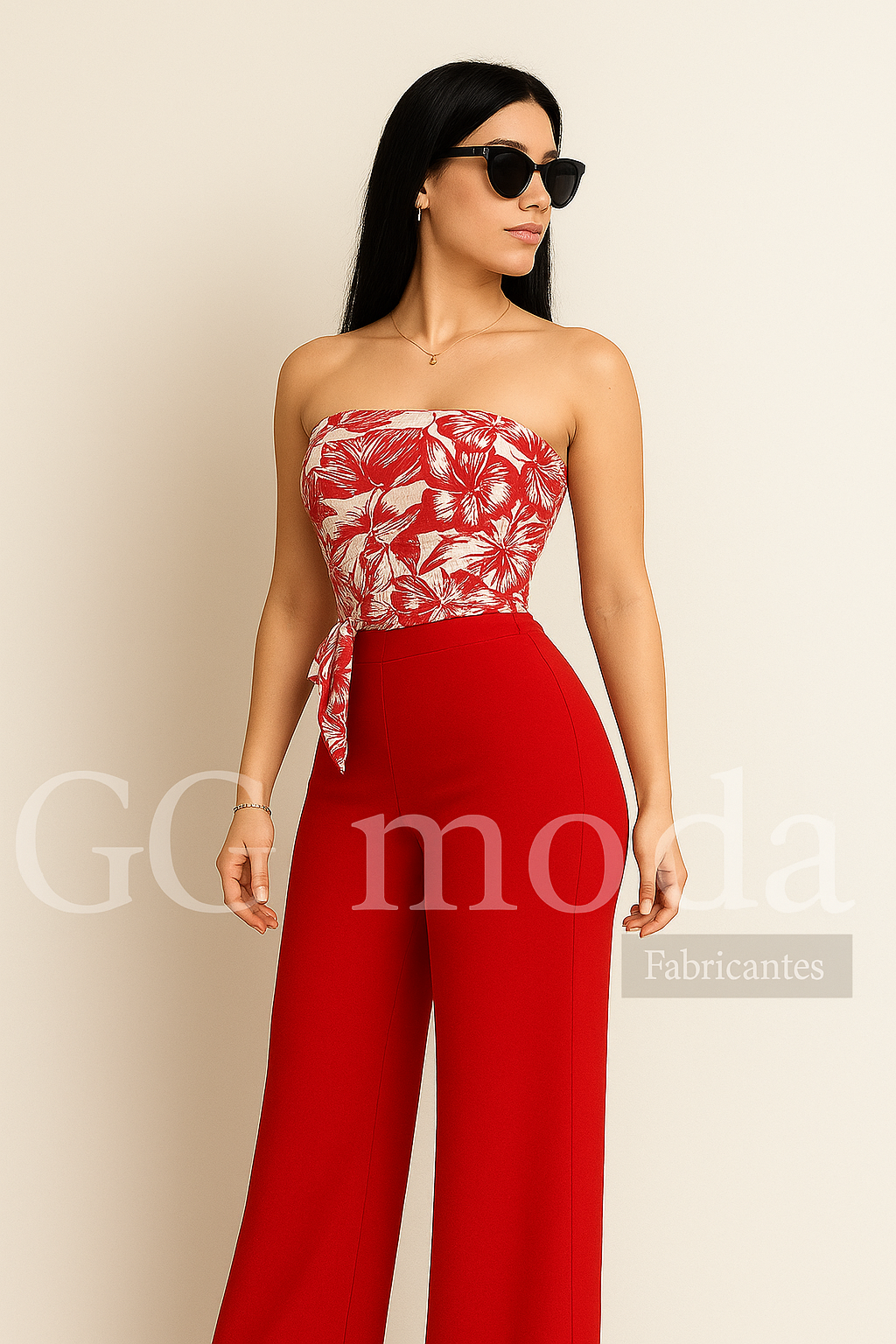 Palazzo straple floral