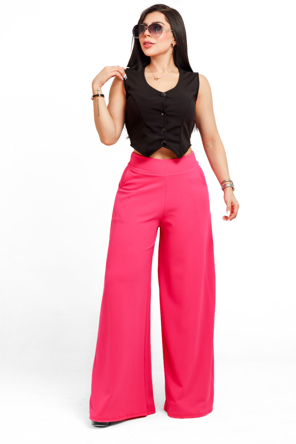 Pantalón acampanado