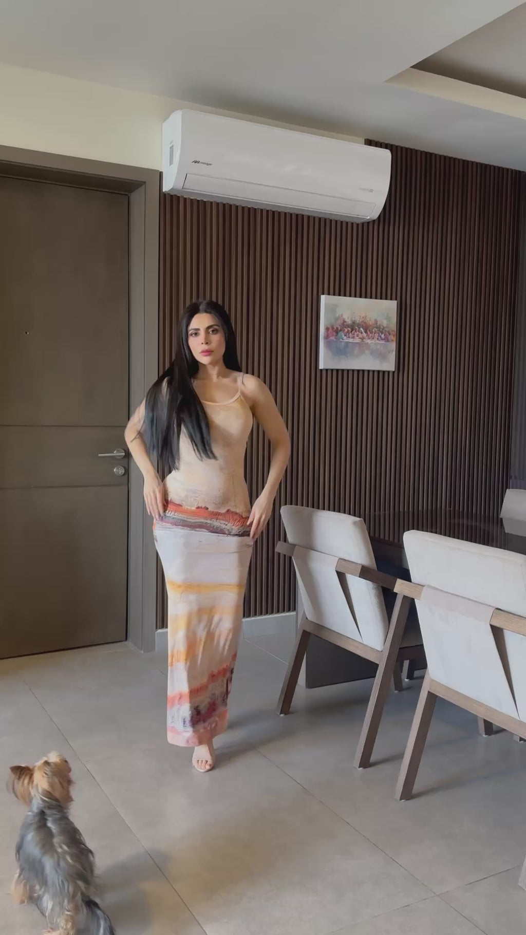 Maxi vestido tirantes